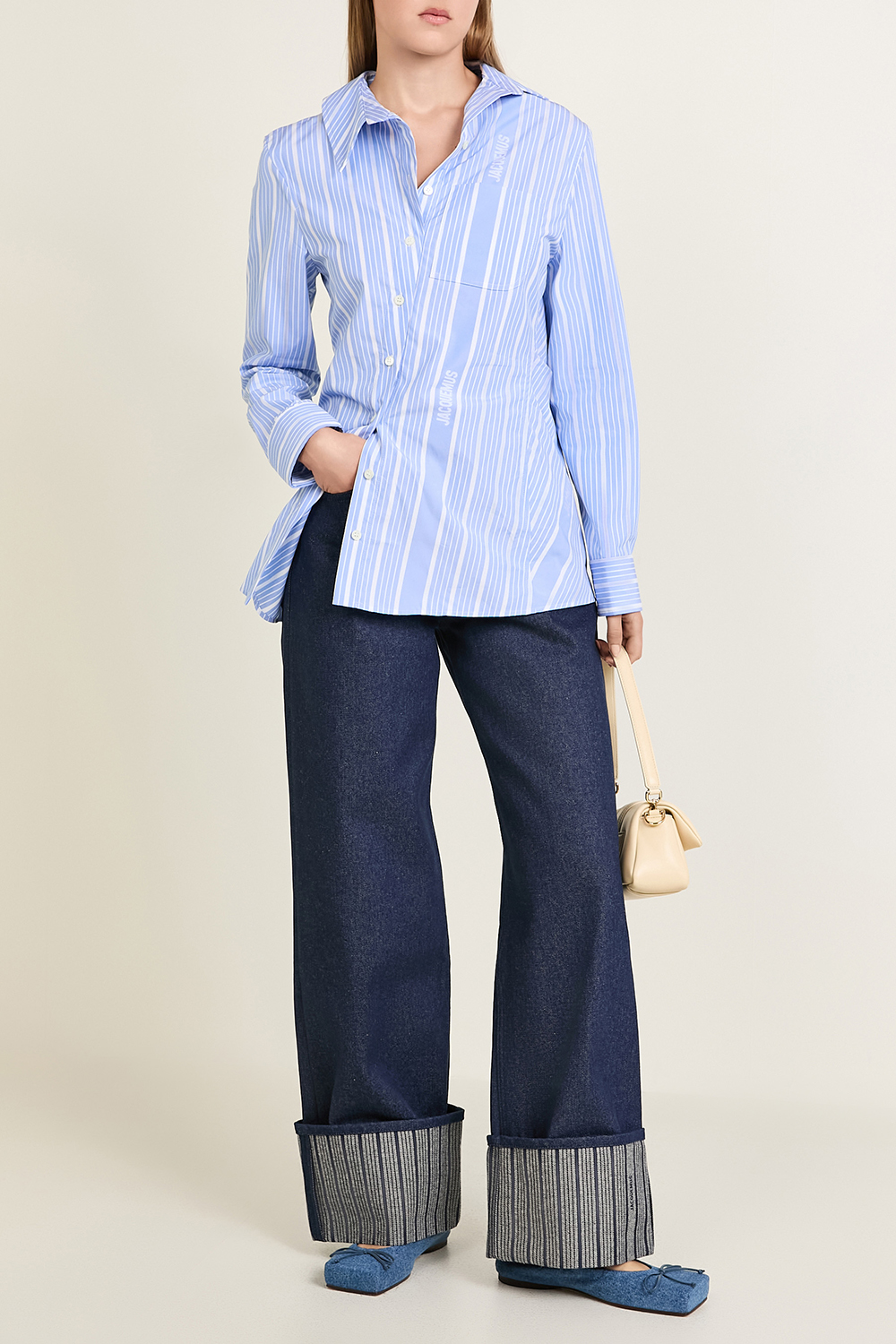 מכנסי ג'ינס אוברסייז JACQUEMUS